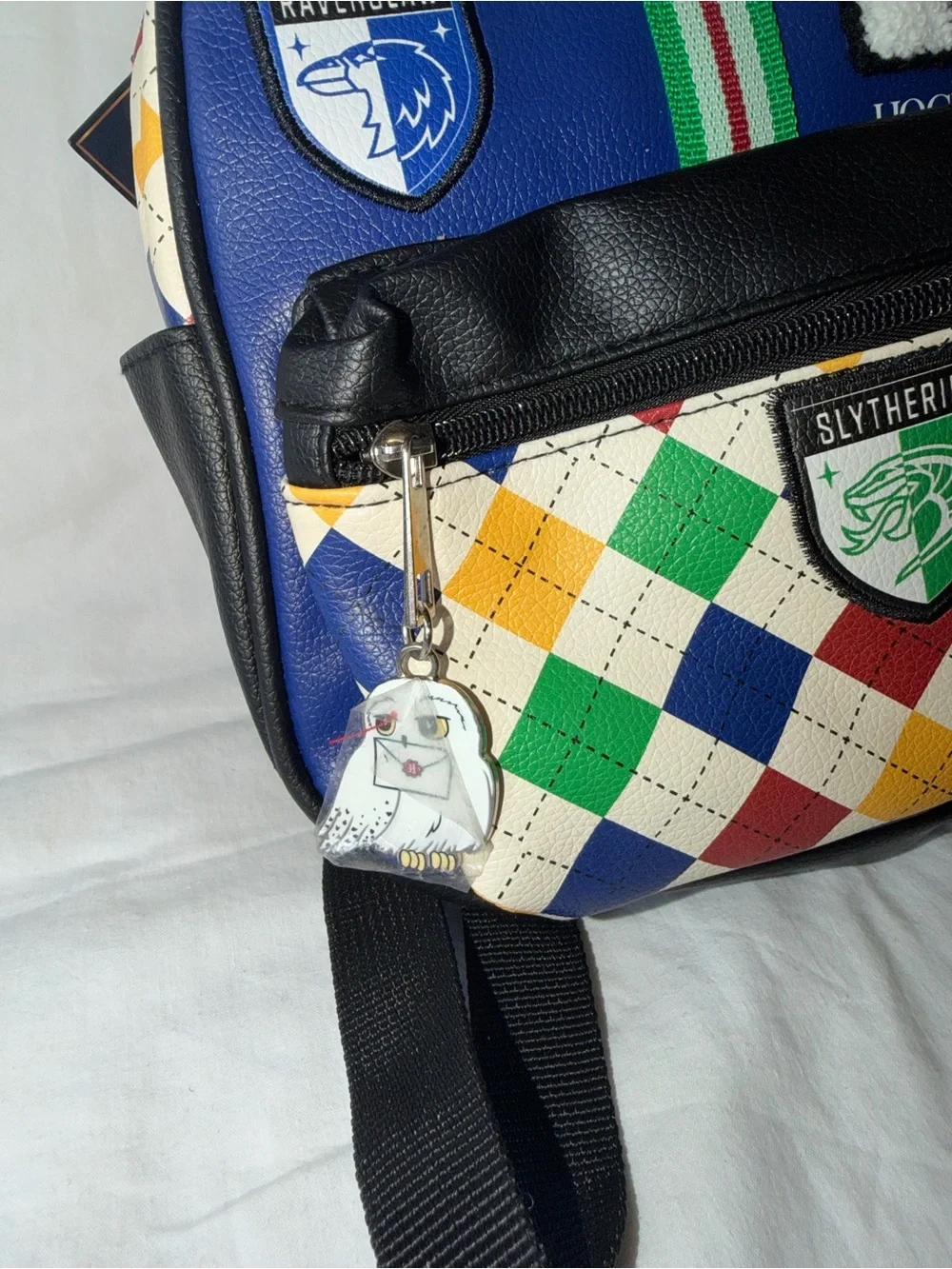 Hogwarts Patch Mini Backpack - Blue Multicolor
